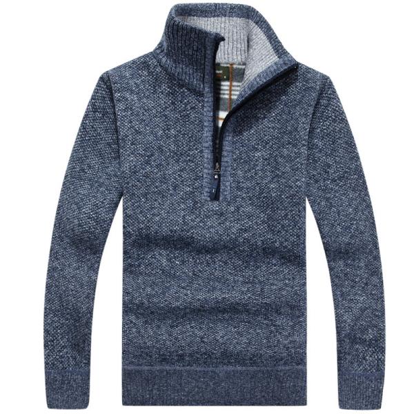 Sweaters | Mens  Merino Donegal Quarter-Zip Mens Clothing Mens