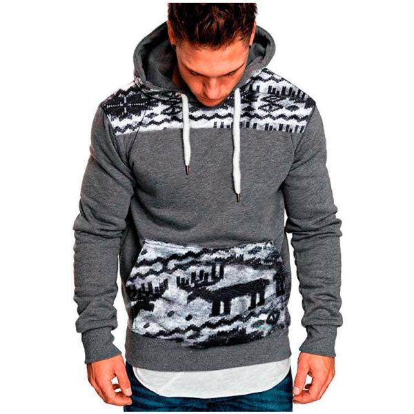 Sweatshirts | Mens  Colorblock Camo Hoodie Mens Clothing Mens