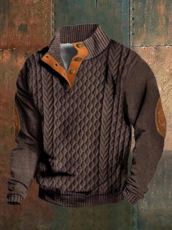 Sweatshirts | Mens  Outdoor Quilted Snap Sweatshirt Mens Clothing Mens