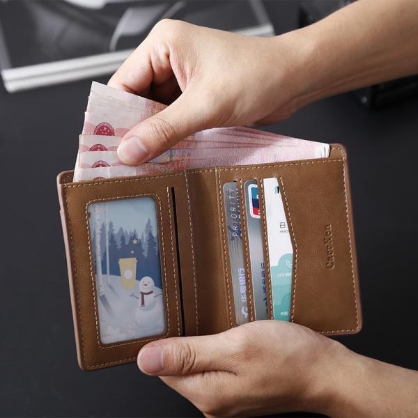 Wallets | Mens  Bison Leather Folding Card Carrier Mens Accessories Mens