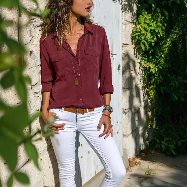 Shirts | Womens  Garment-Dyed Corduroy Work Shirt Shirts Shirts