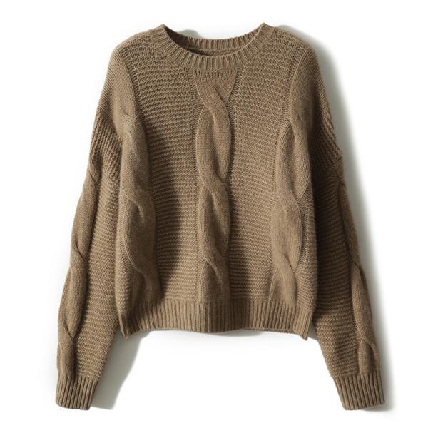 Sweaters | Womens  Cabled Crewneck Sweater Sweaters Sweaters